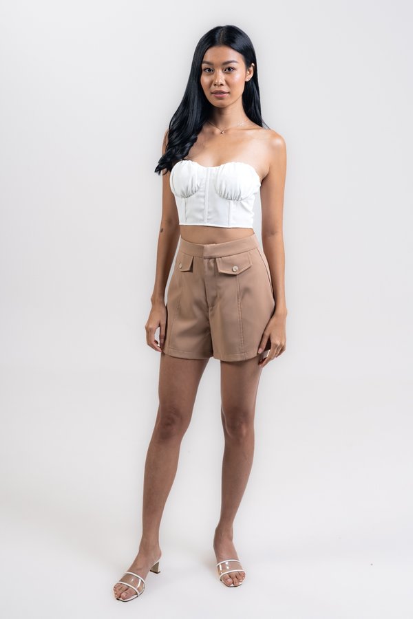 Bianca Shorts in Brown